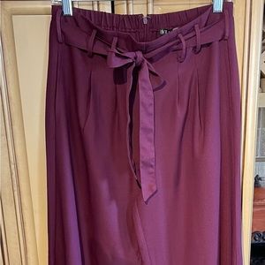 Venus high waisted tie front trousers size M